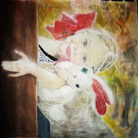 Девочка с зайцем