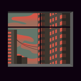 Вид из окна