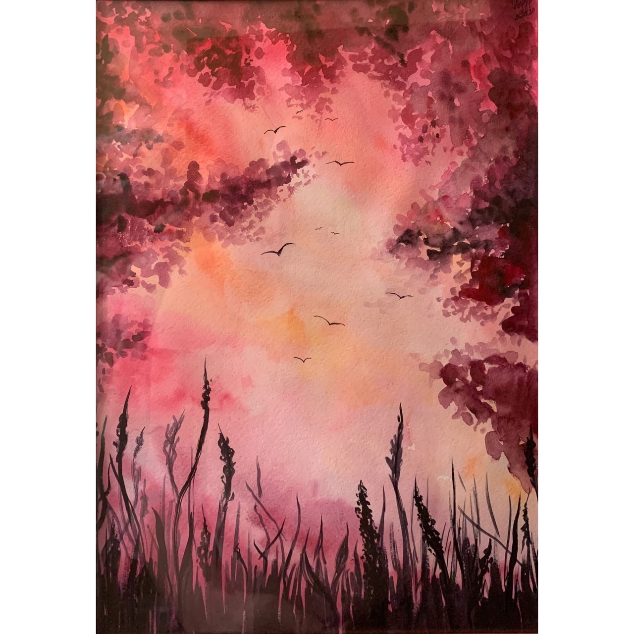 Диптих летний пейзаж