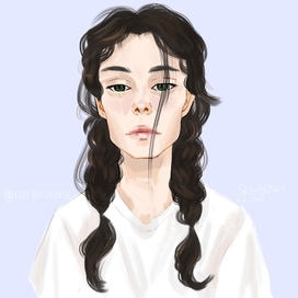 Зеленоглазая девочка // green-eyes girl