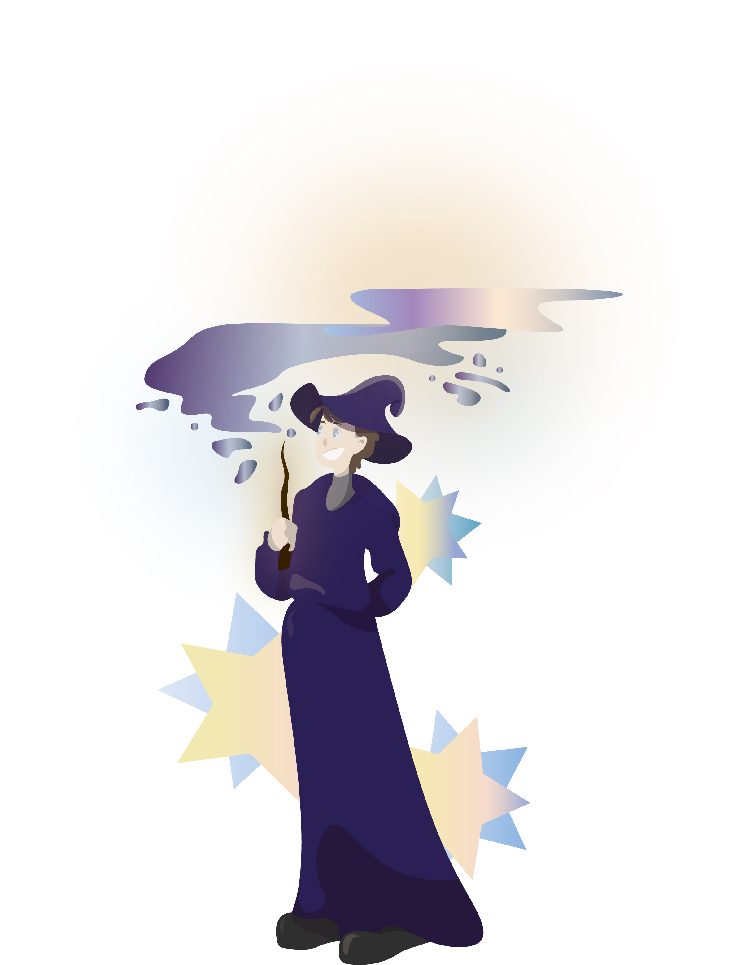 Иллюстрация Ученик волшебника в стиле персонажи | Illustrators.ru