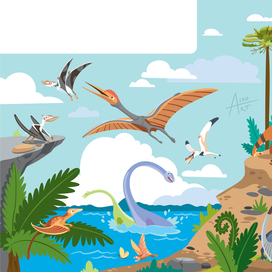 Летающие динозавры мезозоя