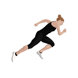 Девушка бегун