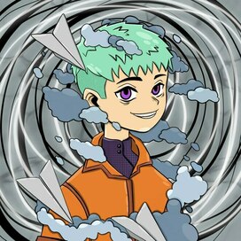 мальчик в облаках