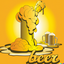 Эскиз от логотипа магазина по розливу пива