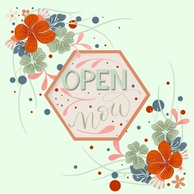 Open now sign