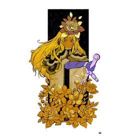 "Осенняя рыцарка цветов"