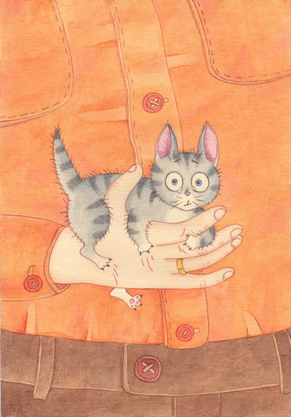 Иллюстрация Откуда взялся Кузя в стиле детский | Illustrators.ru