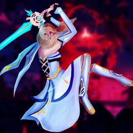 Люмин. Геншин фанарт