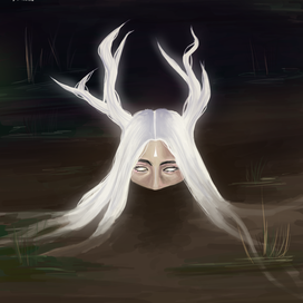 Русалка в болоте