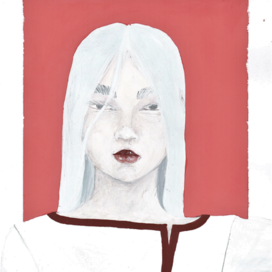 Белая девушка 