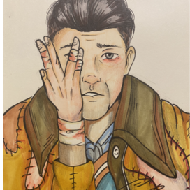 рисунок мужчины