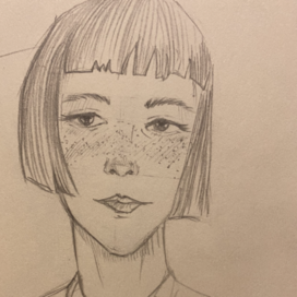 рисунок девушки