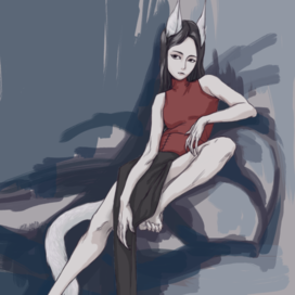 девочка с ушками