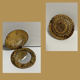 Зеркало из бересты