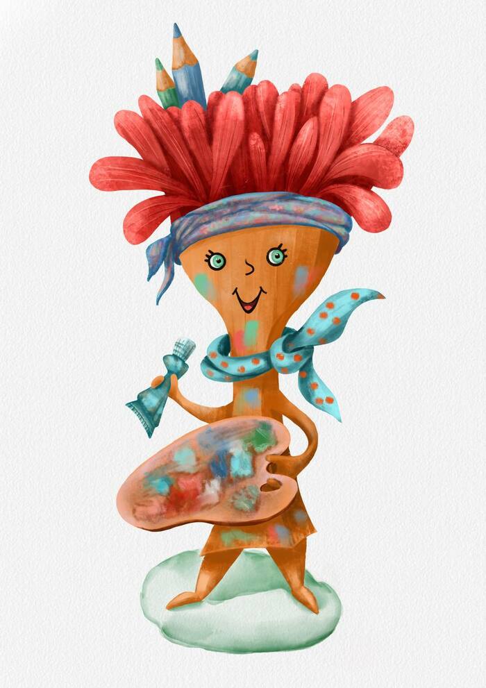 Иллюстрация Кисточка | Illustrators.ru