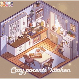 Cozy parent's kitchen