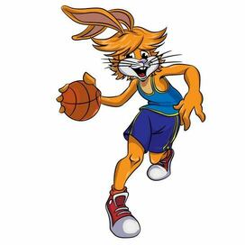 Кролик баскетболист