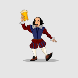 shakespeare with beer