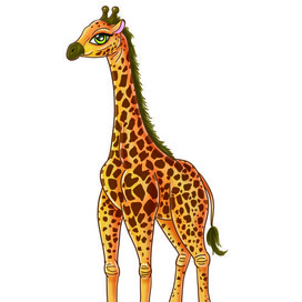 Жираф (серия дикие животные)