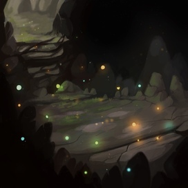 Пещера живых огоньков