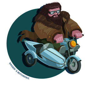Hagrid`s motorbike