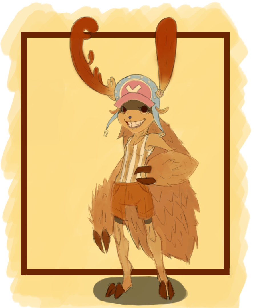 Иллюстрация Тони Тони Чоппер | Illustrators.ru