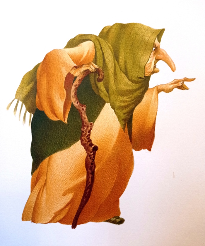 Иллюстрация Карлик НОС в стиле детский, журнальный, классика