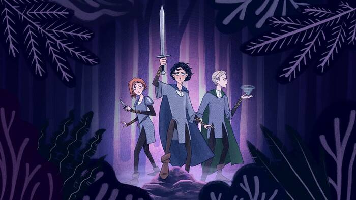 Иллюстрация Кристофер Клин и два короля | Illustrators.ru