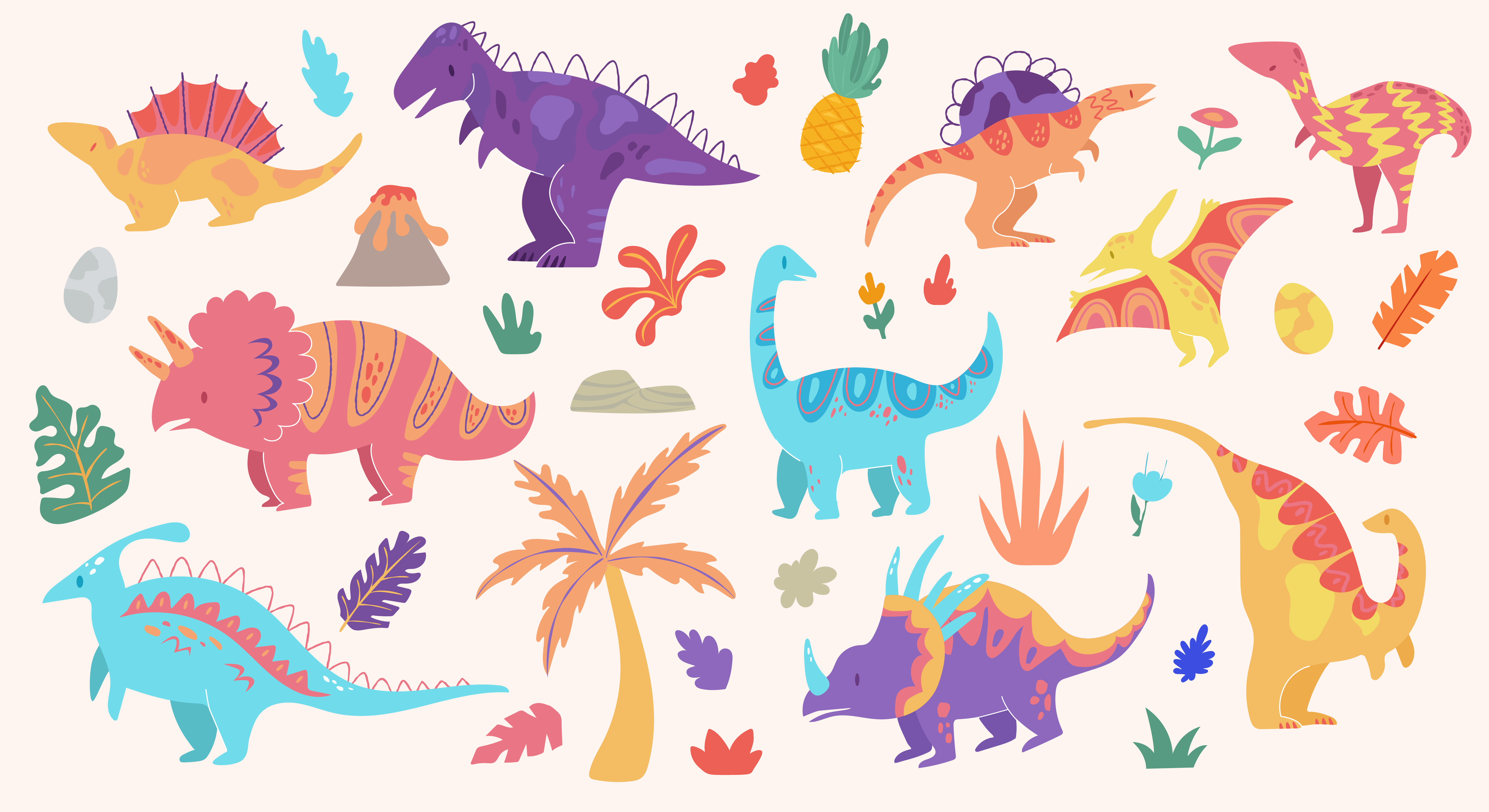 Милые Динозаврики арт11