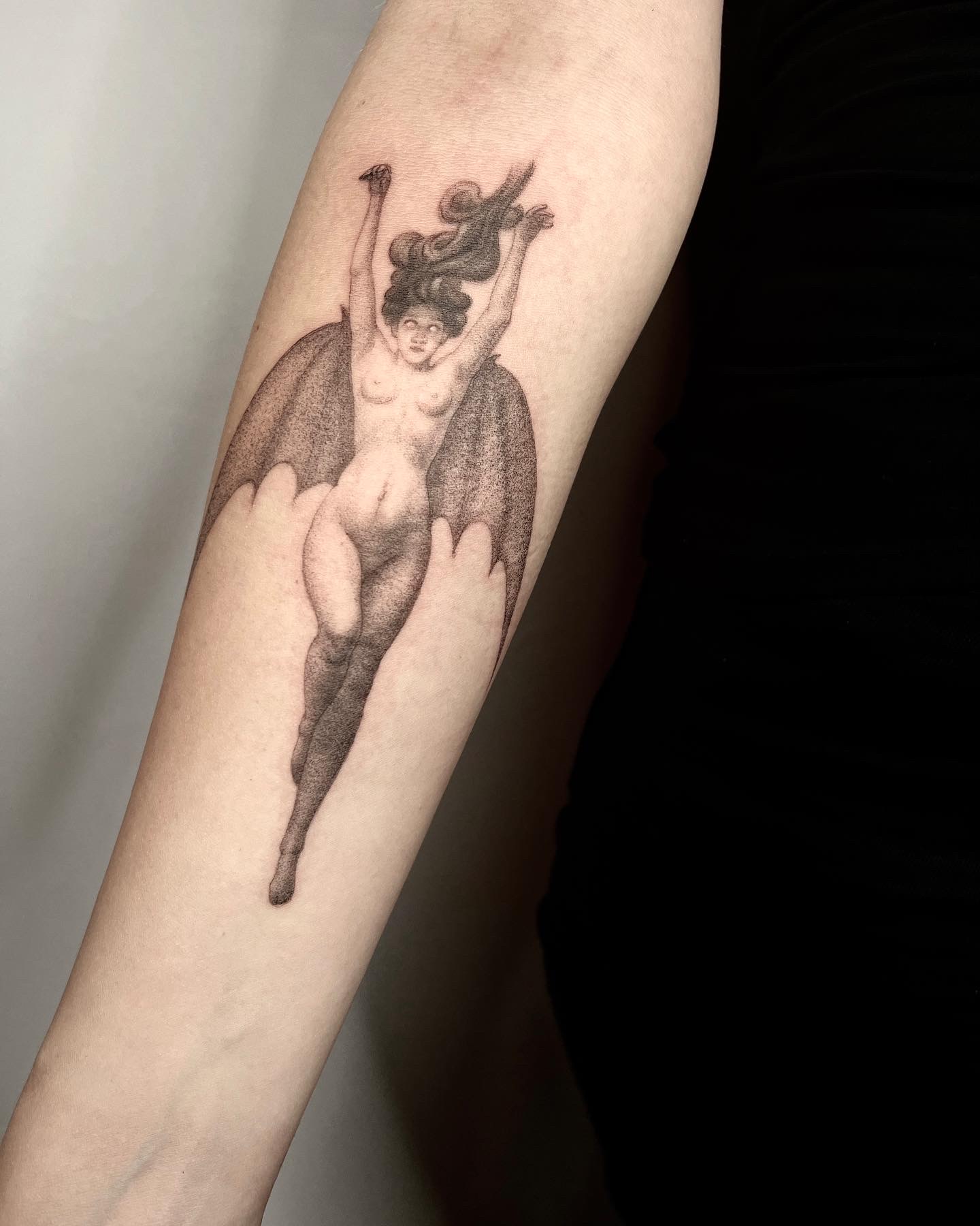 татуировка летучая мышь значение