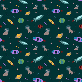 pattern on the martian theme