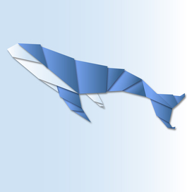 Оригами кит