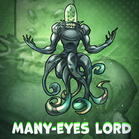 Many-eyes Lord / sticker / shwedda_the_negative_adventures 