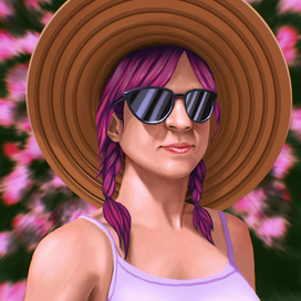 Девушка в шляпе