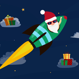 Дед Мороз в космосе