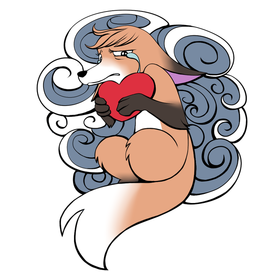 Грустная лиса...