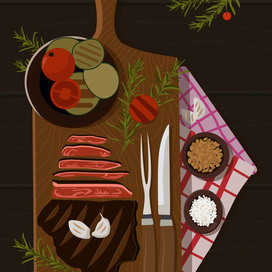 Food illustration 