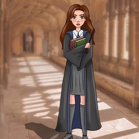 Фанарт Гермионы