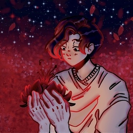 Boy with lycoris (done) DO NOT REPOST