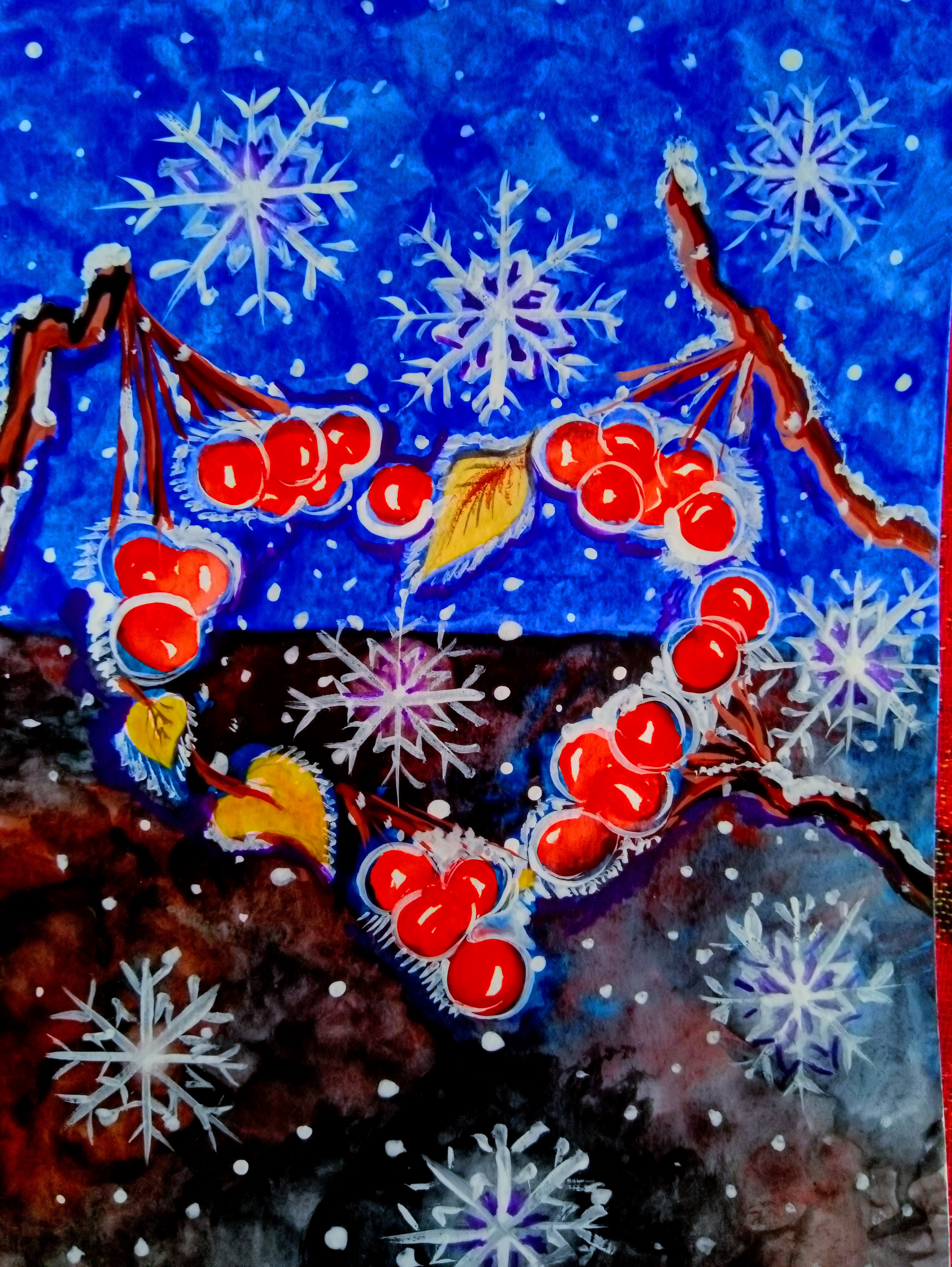 И зимой любовь повсюду отражается...