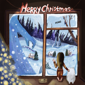 Новогодняя открытка