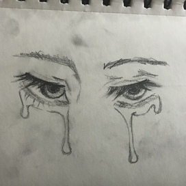 зарисовка в стиле аниме 