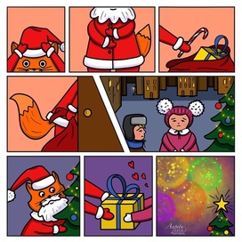 Мини-комикс «Новогоднее чудо»