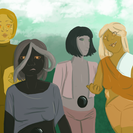 дизайны в рутине персонажей