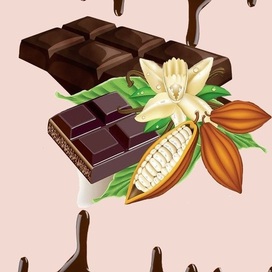 Афиша для шоколадной продукции