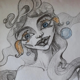 Ррусалочка с ортентальным котёнком на рукахх