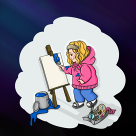 Девочка творец 👩‍🎨