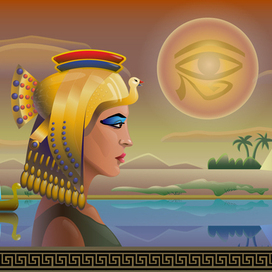 Иллюстрация "Царица Египта"