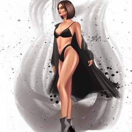 Девушка в купальнике